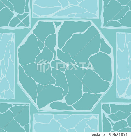 Cartoon game texture, ice surface seamless pattern. Game asset walls and environment background 99621851