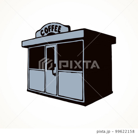 Shop stall. Vector drawing Shop stall. Vector drawing 99622158
