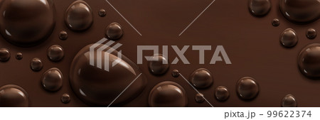 Realistic liquid chocolate background 99622374