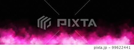 Pink smoke on transparent, stars in night sky Pink smoke on transparent, stars in night sky 99622441