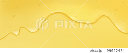 Clear liquid cosmetic gel texture, oil or honey 99622474