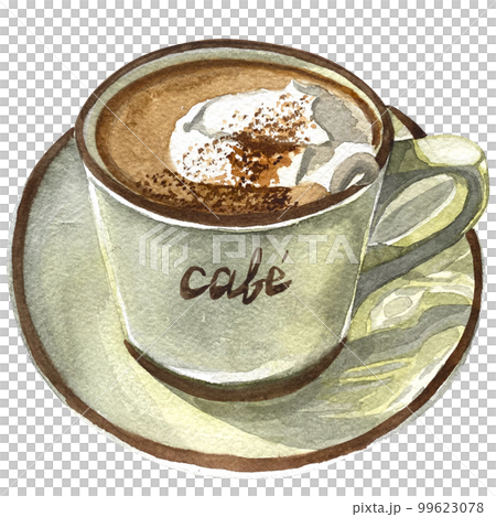 Watercolor food coffee meal berry clip art 99623078