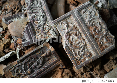 old broken building materials old broken building materials 99624663
