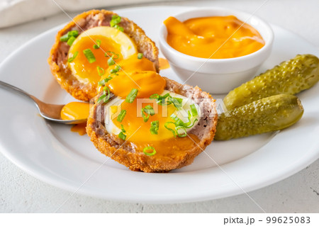 Portion of Scotch egg 99625083