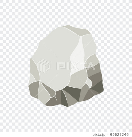 Rock boulder. Natural shape stone. vector illustration Rock boulder. Natural shape stone. vector illustration 99625246