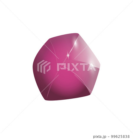 Crystal and natural mineral. Cartoon Magic Gemstone. Game asset. vector illustration Crystal and natural mineral. Cartoon Magic Gemstone. Game asset. vector illustration 99625838