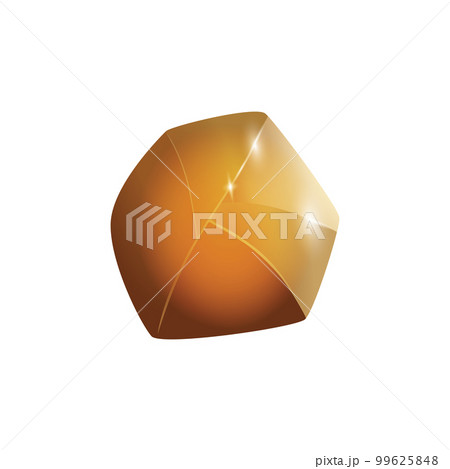 Crystal and natural mineral. Cartoon Magic Gemstone. Game asset. vector illustration 99625848