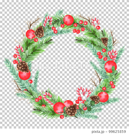 watercolor christmas card clipart 99625859