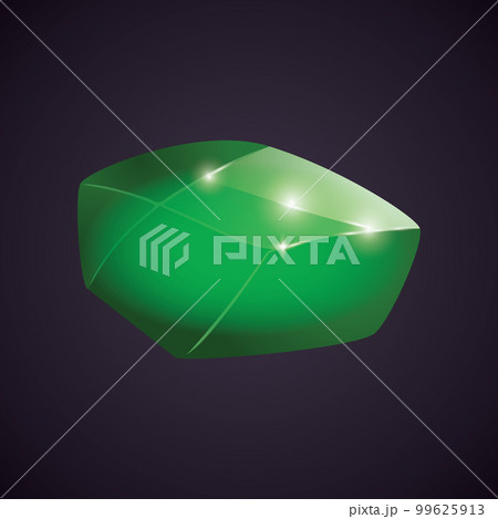 Crystal and natural mineral. Cartoon Magic Gemstone. Game asset. vector illustration Crystal and natural mineral. Cartoon Magic Gemstone. Game asset. vector illustration 99625913