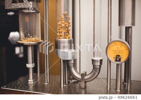 computerized system for cleaning coffee beans in vacuum computerized system for cleaning coffee beans in vacuum 99626661