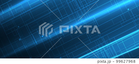 Technology background, futuristic and innovative for technology companies, startups, and businesses in related fields. 99627968