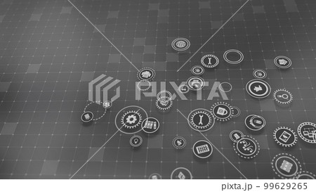 3D rendering the concept of cloud technologies and server data processing 3D rendering the concept of cloud technologies and server data processing 99629265