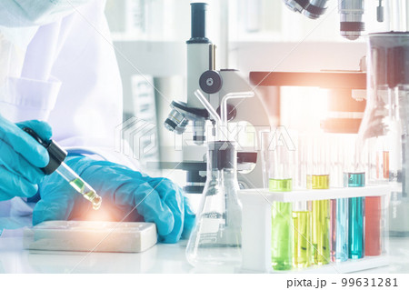Double exposure microscope Young woman scientific using equipment in the laboratory for research.Biotechnology,development,chemical,study,vaccine,COVID-19. Photo concept experimentation and research. Double exposure microscope Young woman scientific using equipment in the laboratory for research.Biotechnology,development,chemical,study,vaccine,COVID-19. Photo concept experimentation and research. 99631281