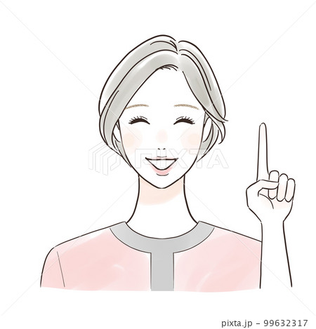 指差しするエステティシャン 99632317