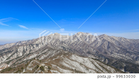 雪山 雪景色 霧氷 99633030