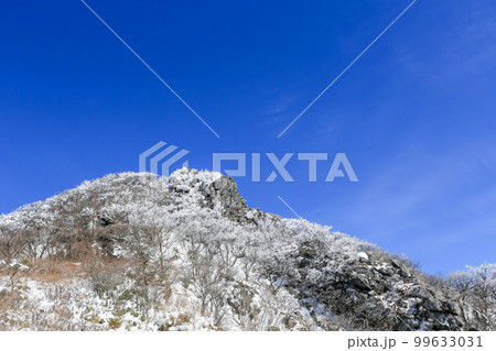 雪山 雪景色 霧氷 99633031