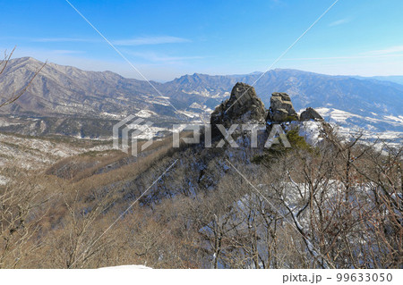 雪山 雪景色 霧氷 99633050