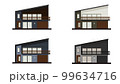 モダンデザインの住宅外観セット 99634716