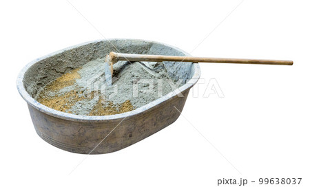 equipment for mixing cement isolated 99638037