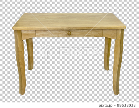 Wooden table isolated 99638038
