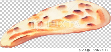 Naan 水彩風格矢量圖 Naan 水彩風格矢量圖 99639117