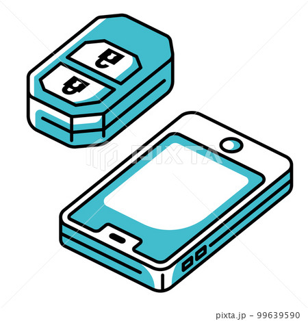 スマートフォンとスマートキー 99639590