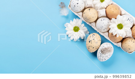 Easter eggs and flowers Easter eggs and flowers 99639852