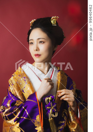 色打掛 新日本髪アレンジ 色打掛 新日本髪アレンジ 99640462