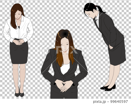 ビジネス 女性 謝罪 ビジネス 女性 謝罪 99640597