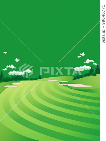 ゴルフの背景イラスト ゴルフの背景イラスト 99640771