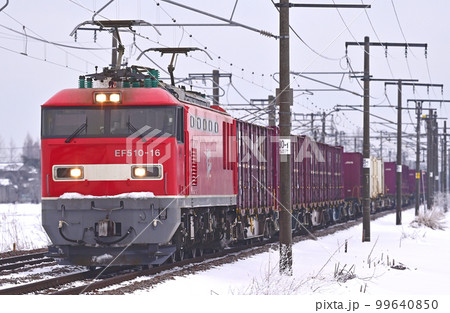 信越本線 見附ー押切 JR貨物 EF510-16(富山) 信越本線 見附ー押切 JR貨物 EF510-16(富山) 99640850