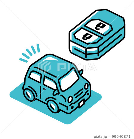 スマートキーと軽自動車 スマートキーと軽自動車 99640871