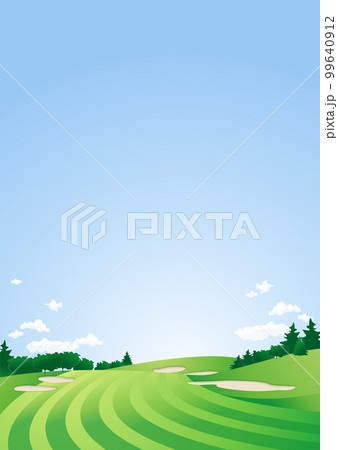 ゴルフの背景イラスト 99640912