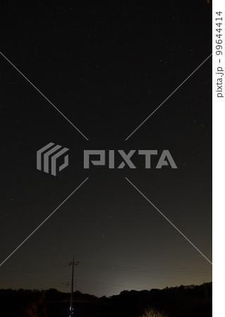 北杜市白州町、北の空に立上る北斗七星 北杜市白州町、北の空に立上る北斗七星 99644414