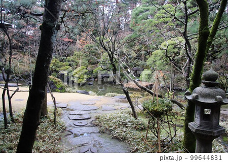 新潟市の旧齋藤家別邸の日本庭園 新潟市の旧齋藤家別邸の日本庭園 99644831