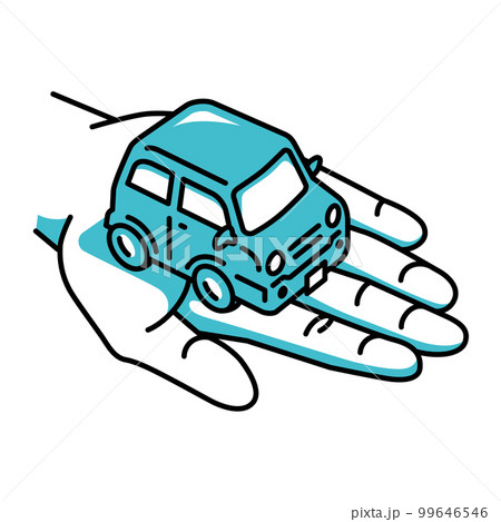 手のひらの軽自動車 99646546