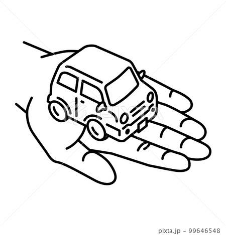 手のひらの軽自動車 99646548