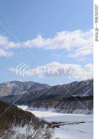 雪・空・星・冬の景色を感じる旅　冬の空はうつろいやすい　アメニモマケズ　宮沢賢治 99650397