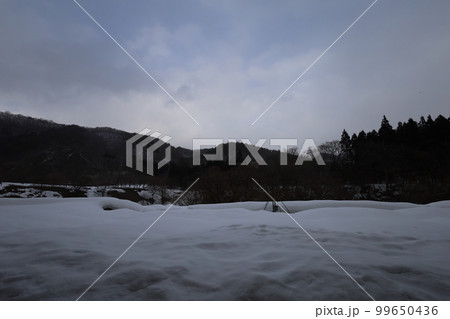 雪・空・星・冬の景色を感じる旅　冬の空はうつろいやすい　アメニモマケズ　宮沢賢治 99650436