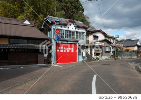 レトロな消防署 嬉野市塩田津の町並み 99650638