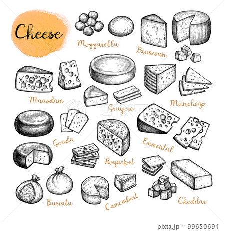 Cheese big set. 99650694