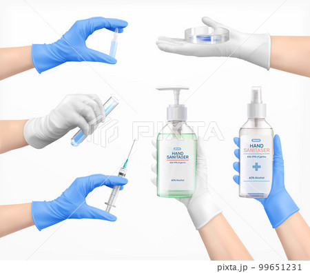 Medical Staff Hands In Gloves Medical Staff Hands In Gloves 99651231