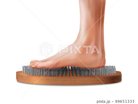 Realistic Yoga Sadhu Feet Profile Composition Realistic Yoga Sadhu Feet Profile Composition 99651333