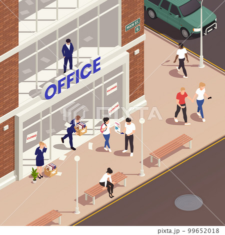 Jobless Isometric composition 99652018