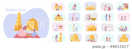 Arab City Composition Set 99652027
