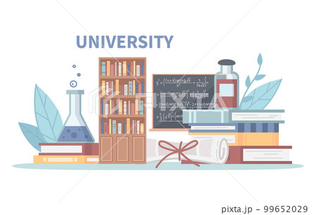 University College Cartoon Composition 99652029