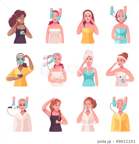 Skincare Cartoon Set 99652201