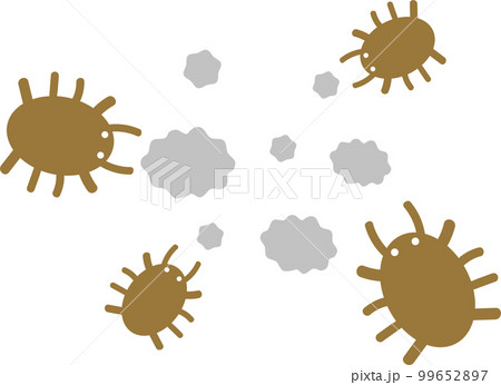 ダニとほこりのイラスト 99652897