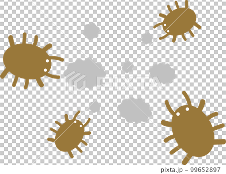 ダニとほこりのイラスト 99652897