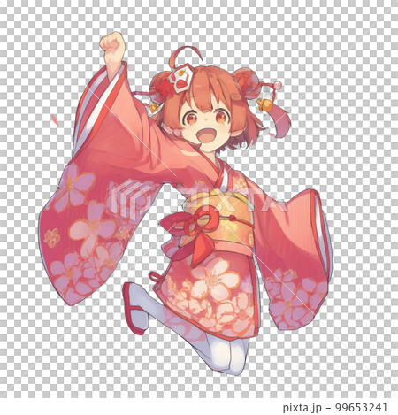 穿著櫻花和服的女孩 1 99653241